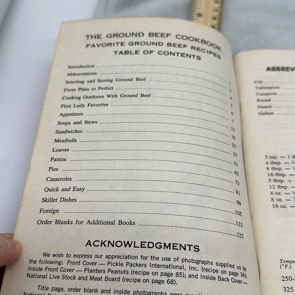 Ground Beef Cookbook-Favorites from The First Ladies (Johnson & Humphrey) - Picture 4 of 8